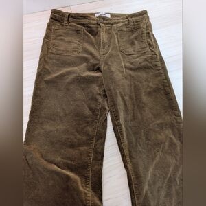 Mica Olive Corduroy Pants